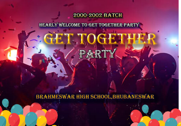 GET TOGETHER PARTY COLLEGE DESIGN